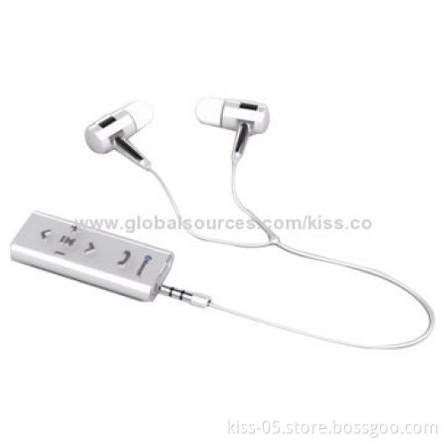 Stereo Bluetooth/Clip Stereo Headset with 5 Hours Talk Time, Micro USB Charging Port